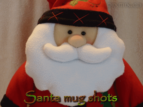Santa mug shots